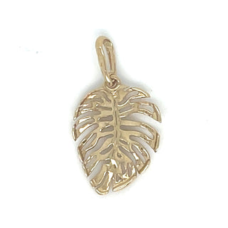 Vintage 9ct Yellow Gold Leaf Charm