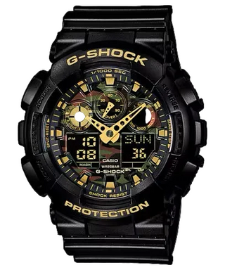 Casio G-Shock Analogue Digital Silicone Black Watch