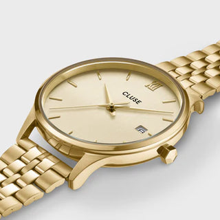 Cluse Minuit Date Watch Steel, Full Gold Colour