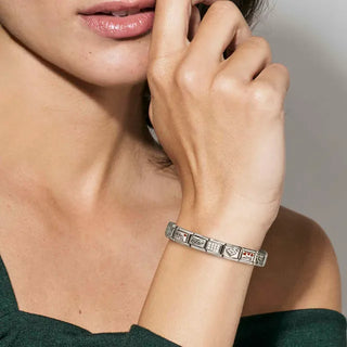 Composable Classic SYMBOLS in stainless steel,enamel and 925 sterling silver Post-It I Love You Red Heart