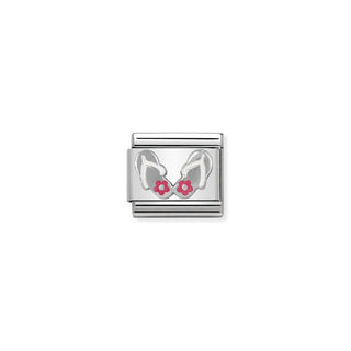 Composable Classic SYMBOLS in stainless steel , enamel and 925 sterling silver Flip-Flops