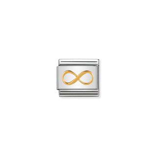Composable Classic SYMBOLS and steel and 18k gold Infinity