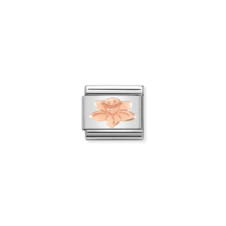 Composable Classic SYMBOLS steel and 9k rose gold Daffodil