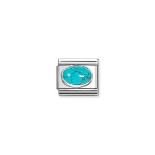 Composable Classic HARD STONES steel and 925 sterling silver VEIN TURQUOISE