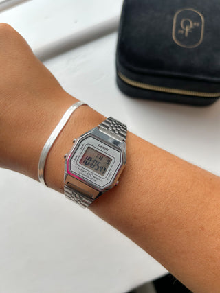 Casio Vintage Silver Digital Watch