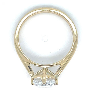 Sage - 18ct Yellow Gold 3.02ct Laboratory Elongated Cushion Solitaire Diamond Engagement Ring