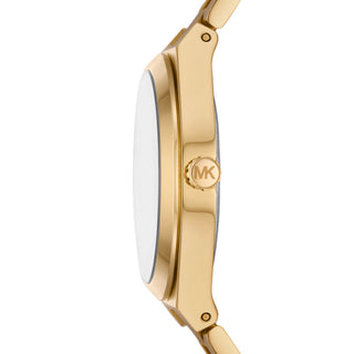 Michael Kors - Lennox Three Hand Gold Tone Stainless Steel Watch