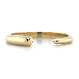 9ct Yellow Gold Tapered Open Ring