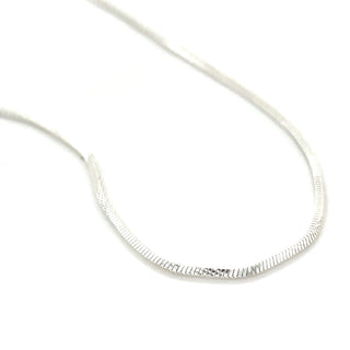 Sterling Silver Square Snake Necklace