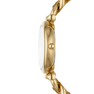 Fossil Carlie Three-Hand Gold-Tone Stainless Steel Watch