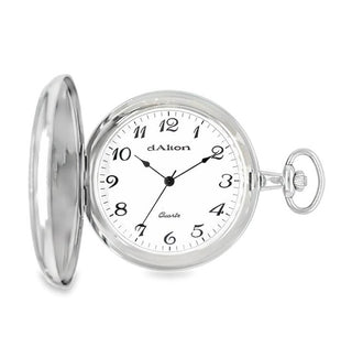 Dalton Gents Silver Tone Pocket Watch