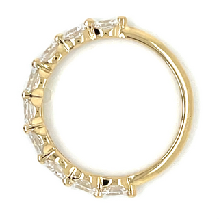 18ct Yellow Gold 1ct Laboratory Grown Diamond Horizontal Oval Ring