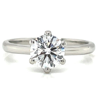 Bláithín - Platinum Laboratory Grown 1.06ct Six Claw Round Brilliant Diamond Engagement Ring