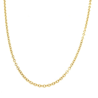 Tadgh Òg 9ct Yellow Gold 22” Chain with 20” Adjustment