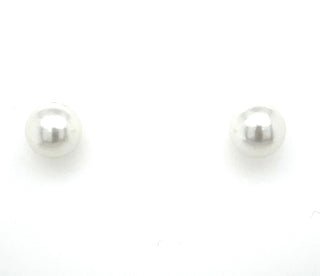 Sterling Silver 6.5mm Pearl Studs