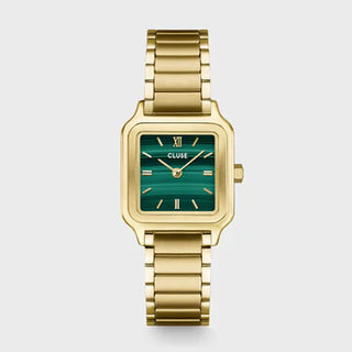 Gracieuse Petite Watch Steel, Green, Gold Colour