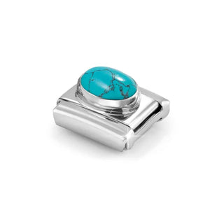 Composable Classic HARD STONES steel and 925 sterling silver Turquoise