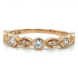 18ct Rose Gold Earth Grown 0.35ct Diamond Ring