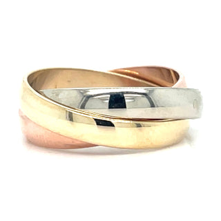 Vintage 9ct Gold Russian Wedding Ring