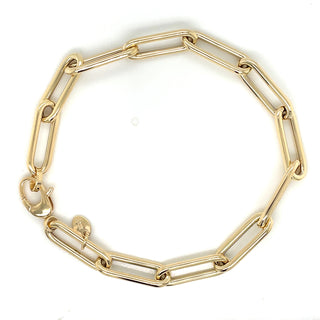 9ct Yellow Gold Oval Link Bracelet