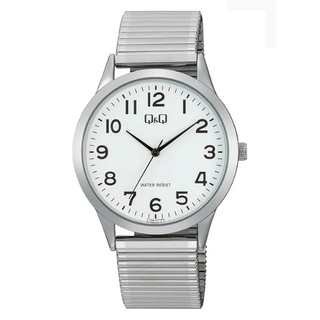 Q&Q Stainless Steel Expandable Ladies Watch