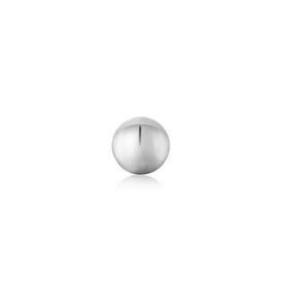 Ania Haie Single Silver Ear Barbell Ball Back