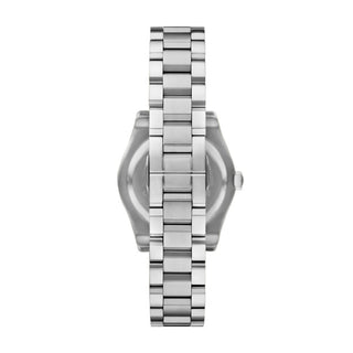 Emporio Armani FEDERICA Green Dial Watch with Silver Bracelet