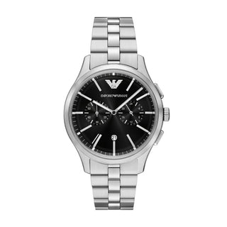 Emporio Armani Dario Chronograph Black Dial Watch