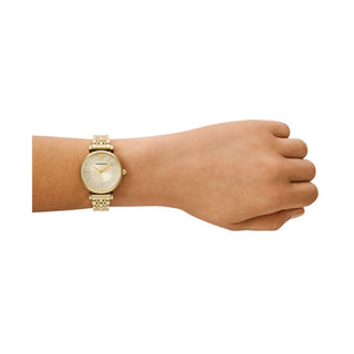 Armani Gianni T-Bar Ladies Gold Watch