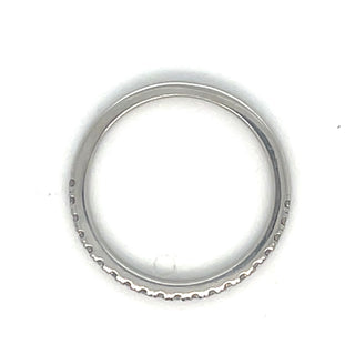 Evelyn Ring Set - Platinum Laboratory Grown 4.30ct Round Brilliant Solitaire With Hidden Halo And Castle Set Diamond Band Ring Set