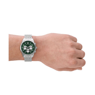 Armani Antonio Gents Stainless Steel Green Dial Watch