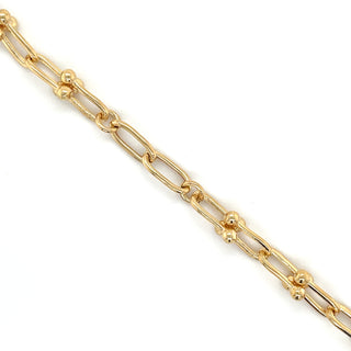 Golden Industrial Style Bracelet
