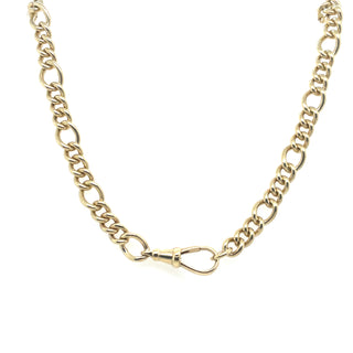 Vintage 9ct Yellow Gold Belcher Solid Link 24” Necklace