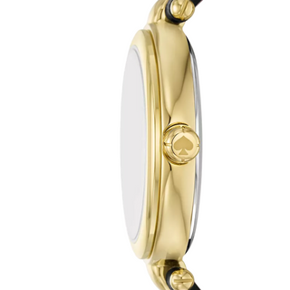 Kate Spade Gracie Black Leather Watch