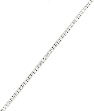 18ct White Gold Laboratory Grown 2.80ct Diamond Tennis Bracelet