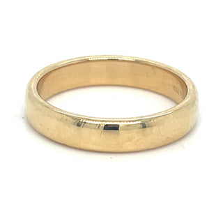 Vintage 18ct Yellow Gold Tiffany Forever 4.5mm Wedding Band