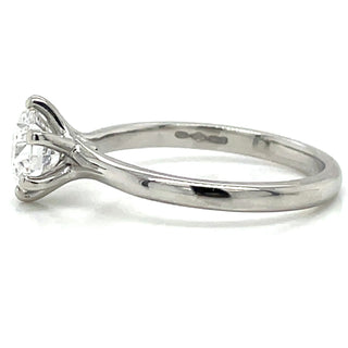 Bláithín - Platinum Laboratory Grown 1.06ct Six Claw Round Brilliant Diamond Engagement Ring