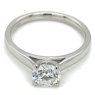 Fay - Platinum Laboratory Grown Four Claw 0.81ct Round Brilliant Solitaire Diamond Ring