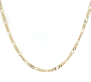 9ct Yellow Gold 18” Figaro Necklace