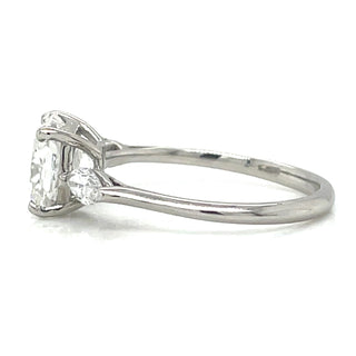 Heidi - Platinum 2.32ct Cushion And Marquise Laboratory Grown Diamond Ring