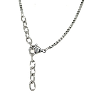 Gents Stainless Steel St Christopher Pendant