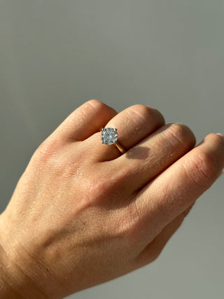 Rosa - 18ct Yellow Gold 2.20ct Laboratory Grown Round Solitaire Diamond Engagement Ring