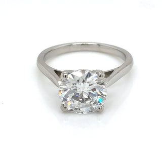 Amaris- Platinum 2.02ct Laboratory Grown Round Brilliant Solitaire Engagement Ring