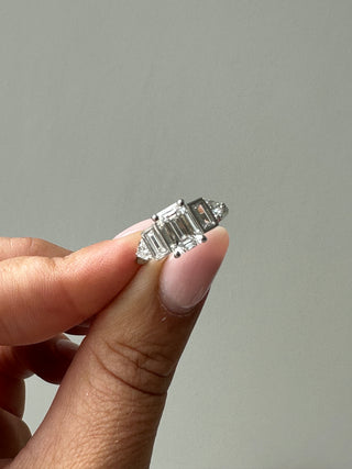 Fallon - Platinum 2.45ct Laboratory Grown Five Stone Engagement Ring