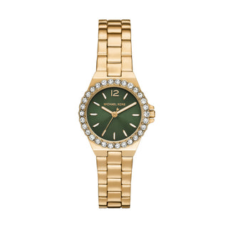 Michael Kors Mini Lennox Pavé Gold-Tone Watch