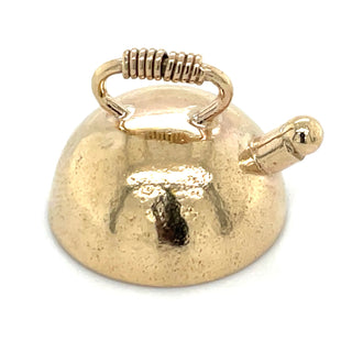 Vintage 9ct Yellow Gold Whistling Kettle Charm