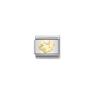 CHARM, COMPOSABLE LINK, PAW PRINT, ETCHED DETAIL