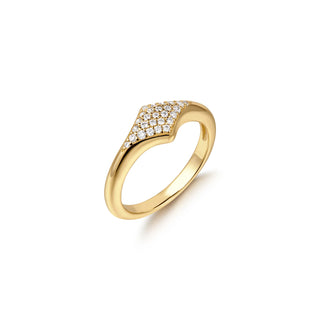 Ania Haie Gold Pavé Sparkle Ring