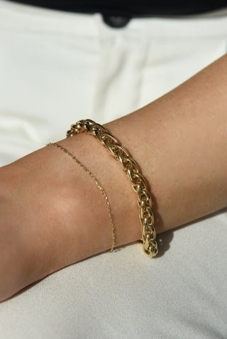 9ct Yellow Gold Palmier Bracelet