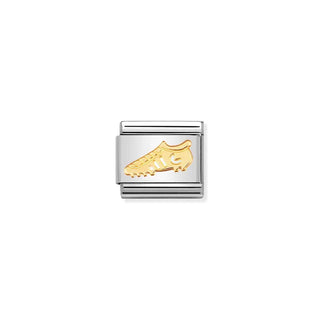 CHARM, COMPOSABLE LINK, 18k Gold Football Boot